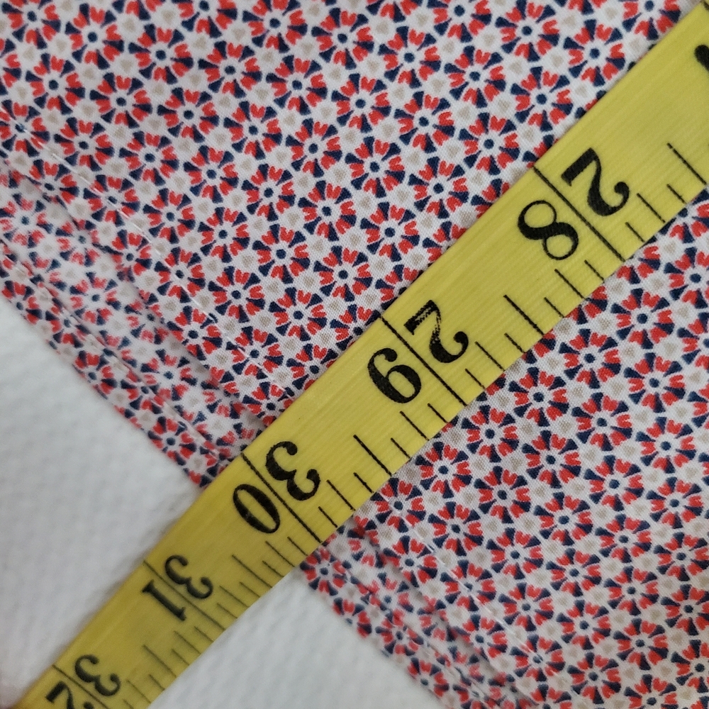 Lost Monarchy Red Pattern Long Sleeve Button Fron… - image 8